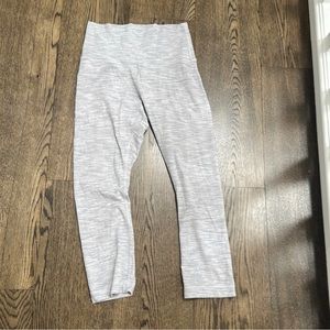 lululemon align 25” light grey leggings Size 6